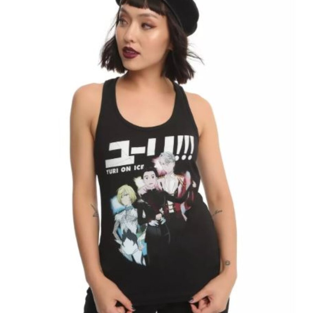 Yuri!!! On Ice Grand Prix Skating Outfit Trio Junior Girls Tank Top
